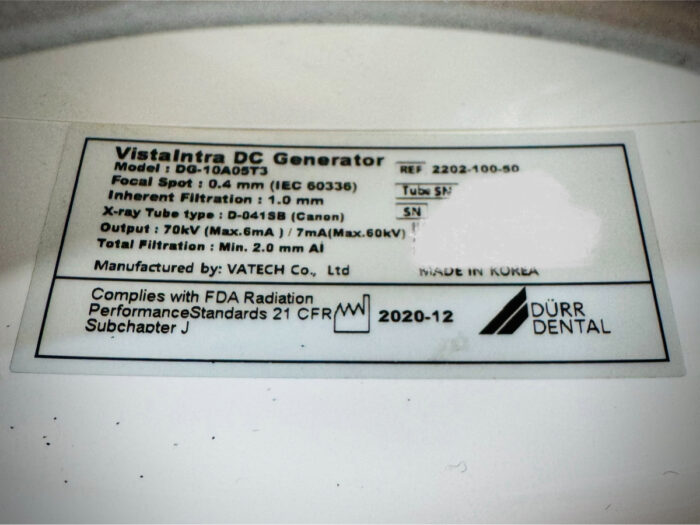 Durr VistaIntra DC - 2020 Model - Image 2